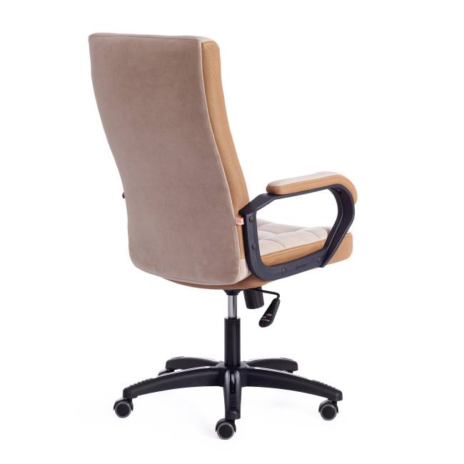 Кресло Тренди/Trendy (22) флок/ткань, бежевый/бронза, 7/TW-21 бежевый/бронза флок/ткань