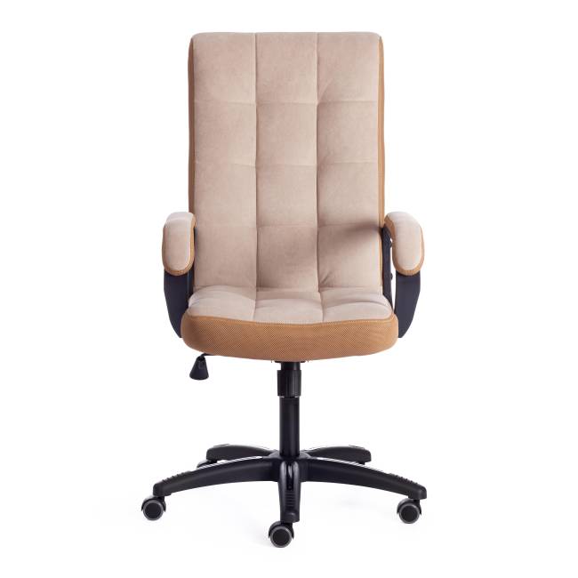 Кресло Тренди/Trendy (22) флок/ткань, бежевый/бронза, 7/TW-21 бежевый/бронза флок/ткань