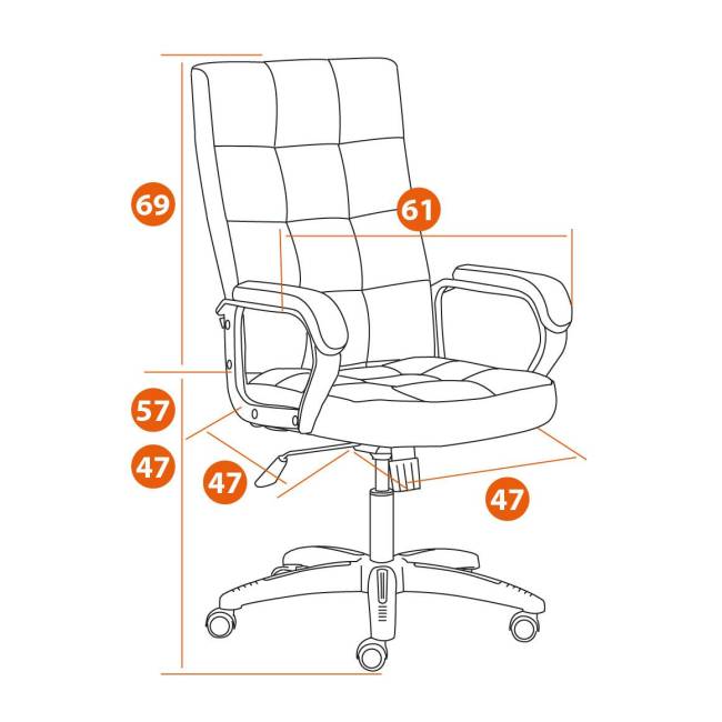 Кресло Тренди/Trendy (22) флок/ткань, бежевый/бронза, 7/TW-21 бежевый/бронза флок/ткань