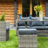 Комплект мебели ZOYA из искусственного ротанга (серый)