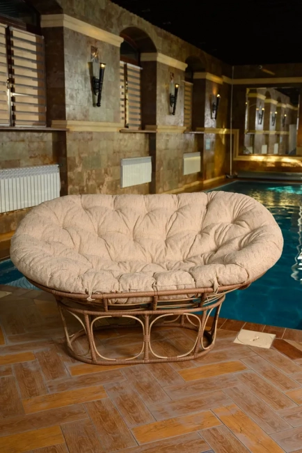 Диван для отдыха из искусственного ротанга Mamasan (Бамбук)