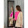 Зеркало настенное BeautyStyle 9 черный 138 см х 35 см