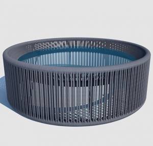 Столик кофейный большой "Соната" большой,  серый