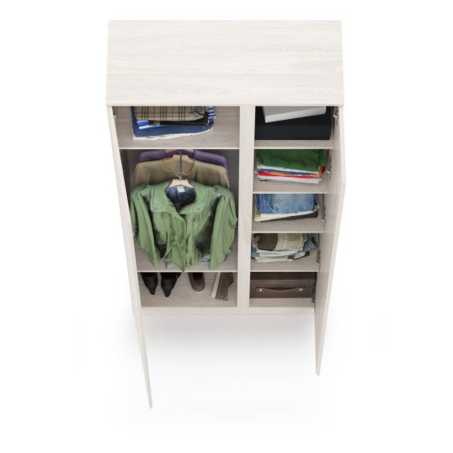 Шкаф комбинированный Ника 13.11 цвет ясень анкор светлый