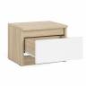 Тумба прикроватная Мори ТПМ400.1 цвет дуб сонома/белый