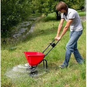 Садовая тележка-сеялка (20 л) оранжевая