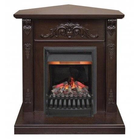 Электрокамин Anita Corner AO с очагом Eugene