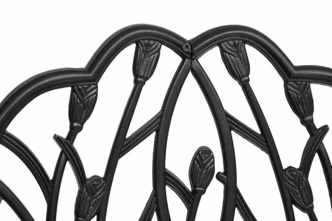 Скамья Secret de Maison Штраус/Strauss алюминиевый сплав, 99хх56х76см, черный черный алюминиевый сплав