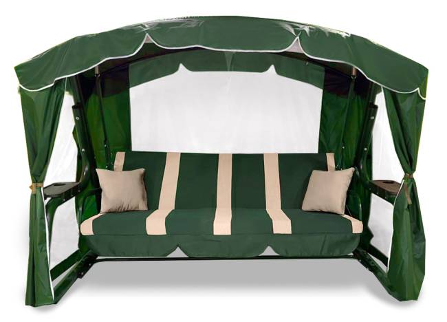 Садовые качели СИНГАПУР Зеленые