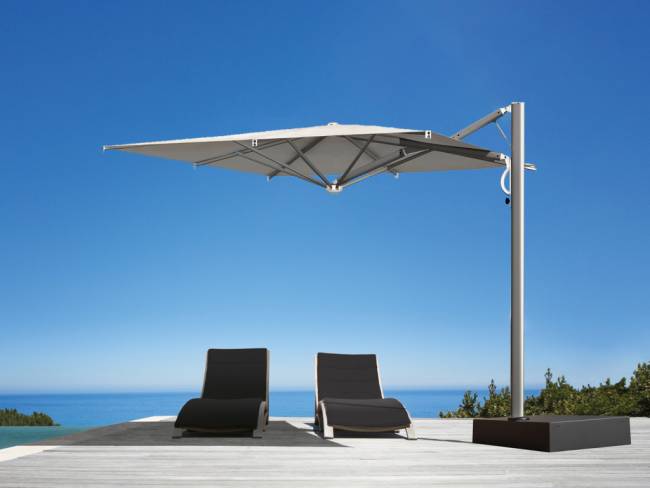 Зонт профессиональный 2.9х2.9 м Astro Titanium титан, слоновая кость 2900х2900 мм