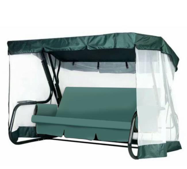 Садовые качели ТОРНАДО LUX зеленые Садовые качели ТОРНАДО LUX зеленые