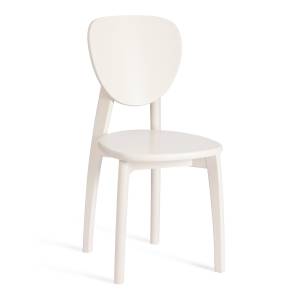 Стул Диамант/Diamante жесткое сиденье (1шт.в упаковке) бук, 42х42х85см, айвори вайт белый бук