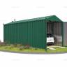 Хозблок SKOGGY секционный с двускатной крышей 6 х 2 м, зелёный мох