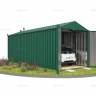 Хозблок SKOGGY секционный с двускатной крышей 6 х 2 м, зелёный мох