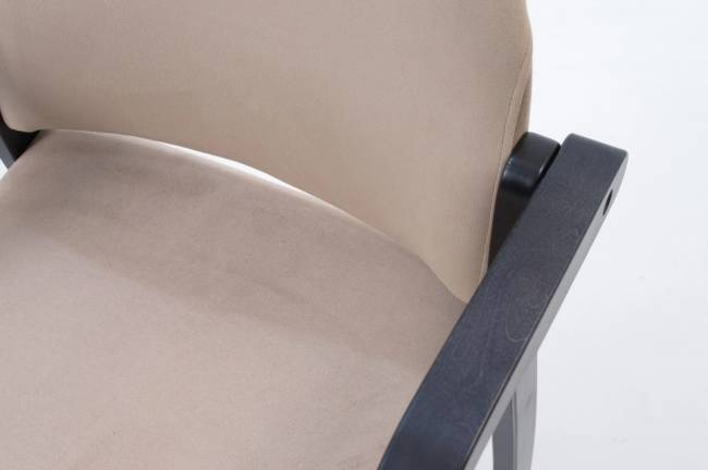 Стул-кресло Джуно 2.0 чёрный/бежевый