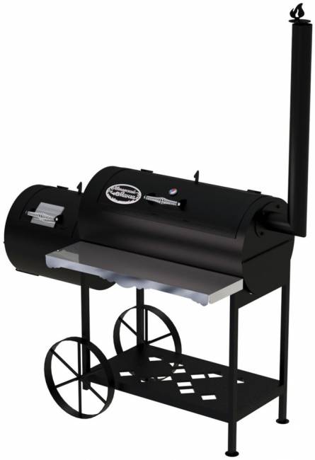 Гриль с коптильней "Паровоз" XL Гриль с коптильней "Паровоз" XL