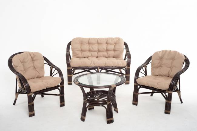 Комплект для отдыха  01/90   темный коньяк