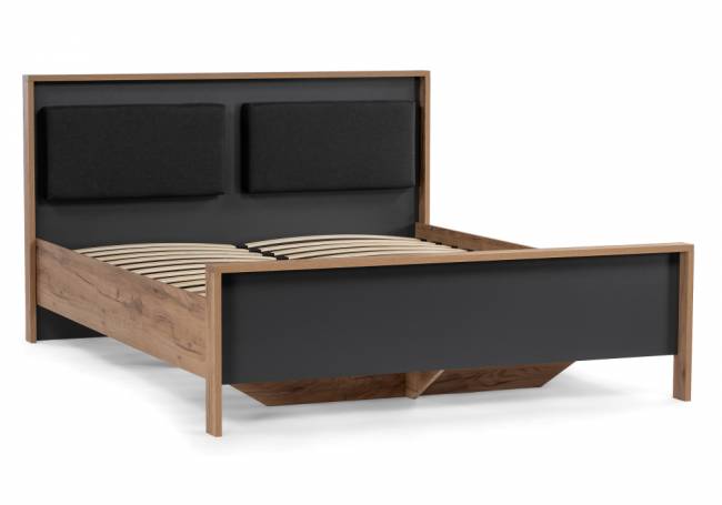 Кровать Тхан 180х200 дуб крафт золотой / антрацит