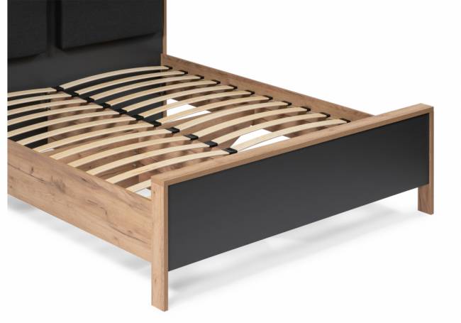 Кровать Тхан 180х200 дуб крафт золотой / антрацит