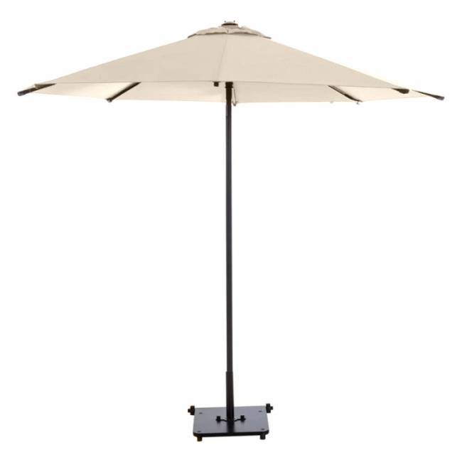 Зонт пляжный профессиональный Ø2.25 м Kiwi Clips бежевый Ø2250 мм