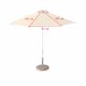 Зонт пляжный профессиональный Ø2.25 м Kiwi Clips бежевый Ø2250 мм