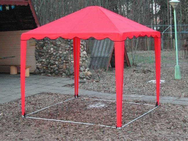 Шатер Митек 3х3 м без стенок (2 места) Шатер Митек 3х3 м без стенок (2 места)