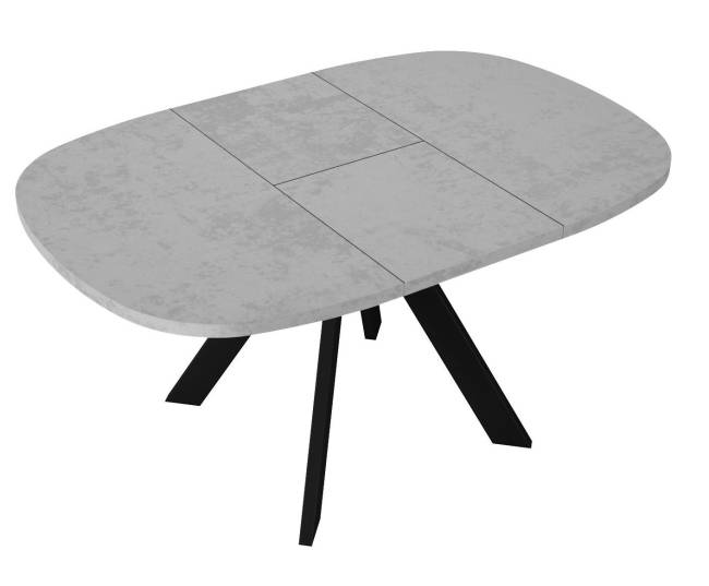Стол DikLine B110 Бетон/опоры черные Стол DikLine B110 Бетон/опоры черные