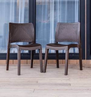 2 стула JULY коричневые 2 стула JULY коричневые