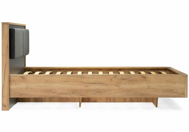 Кровать Клауд 140х200 парящая дуб крафт золотой / антрацит