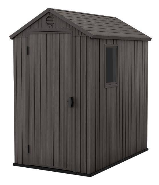 Сарай "Дарвин 4х6" (размеры 118 х 184 см), серый Сарай "Дарвин 4х6" (размеры 118 х 184 см), серый