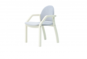 Стул-кресло Джуно 2.0 слоновая кость/серый