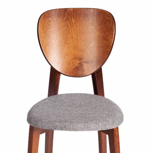 Стул Диамант/Diamante мягкое сиденье (1шт.в упаковке) бук, 42х42х85см, темный орех (тобако), ткань вул димгрей, серый коричневый бук Стул Диамант/Diamante мягкое сиденье (1шт.в упаковке) бук, 42х42х85см, темный орех (тобако), ткань вул димгрей, серый коричневый бук