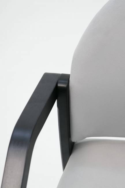 Стул-кресло Джуно 2.0 чёрное дерево/серый