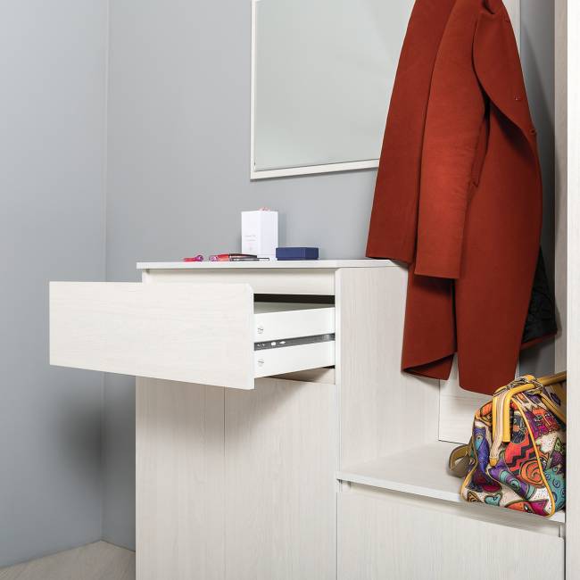 Два комода-тумбы Ника цвет ясень анкор светлый