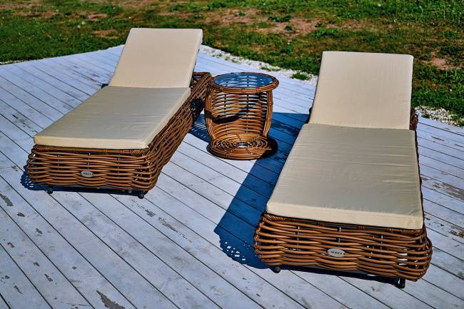 MOKKA МАЙОРКА / MAJORCA боковой столик, цвет капучино