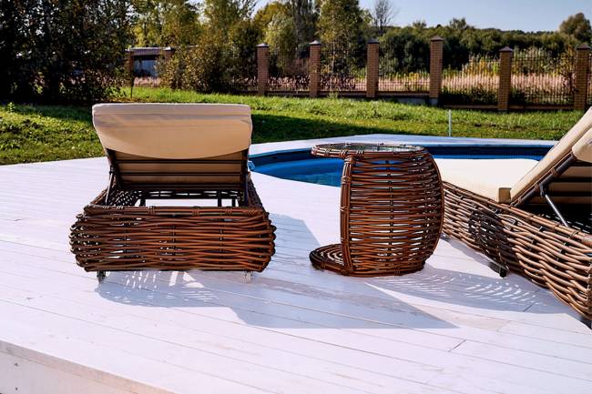 MOKKA МАЙОРКА / MAJORCA боковой столик, цвет капучино