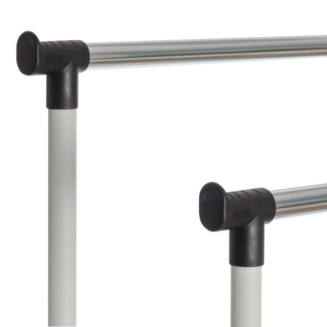 Вешалка Джет/Jet металл, пластик, 86х44х166см, черный/светло-серый/хром черный/светло-серый/хром металл, пластик