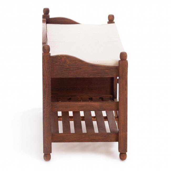 Обувница с 2-я ящиками Secret De Maison AZUR ( mod. TT-BH004), орех