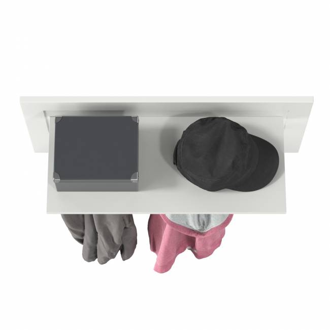 Вешалка Остин 15.12 цвет белый шагрень