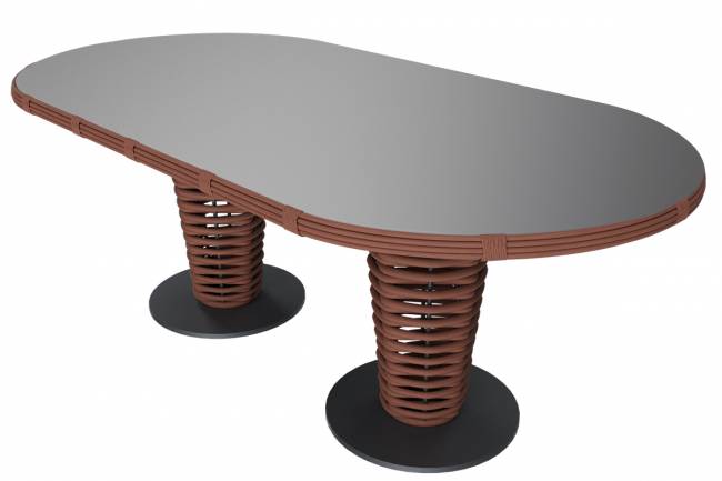 MOKKA МАЙОРКА / MAJORCA стол обеденный, цвет капучино