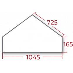 Электрокамин CANADA Corner 25,5 WT c очагом Evrika 25,5 С LED