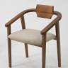 Стул-кресло Челси ПМ орех бежевый