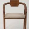 Стул-кресло Челси ПМ орех бежевый
