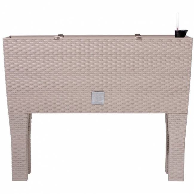 Кашпо с автополивом Prosperplast Rato Case High 72 л, мокко