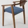 Стул-кресло Челси ПМ орех синий