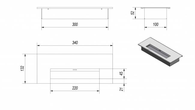 Биокамин Kratki CHARLIE 2