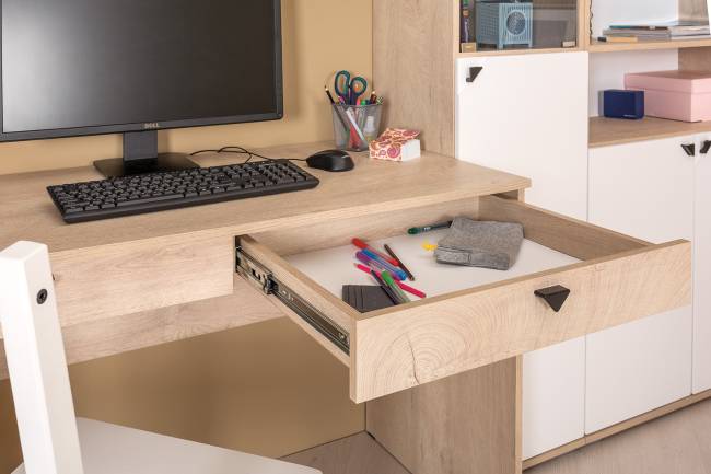 Два стола с полками Бостон цвет дуб эндгрейн элегантный