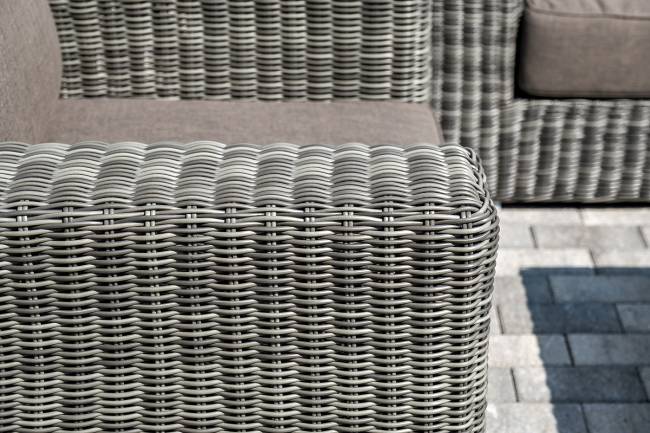 "Боно" лаунж-зона из искусственного ротанга, цвет графит