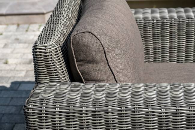 "Боно" лаунж-зона из искусственного ротанга, цвет графит