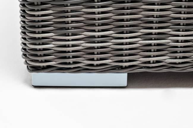 "Боно" лаунж-зона из искусственного ротанга, цвет графит